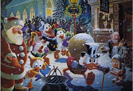 Donald Duck Christmas - disney, donald duck christmas, donald duck, disney christmas