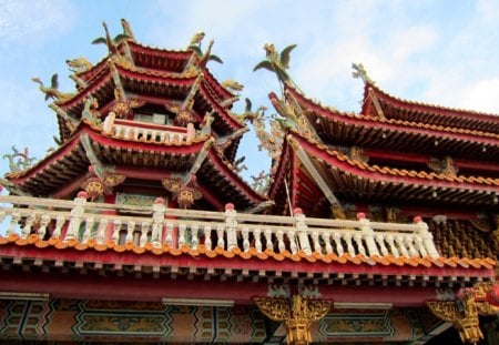 Temple - architecture, building, carving, temple