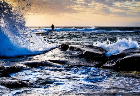 Early Morning Surf - morning, early, sea, surf