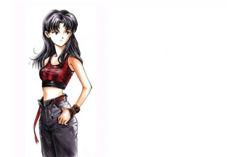 Misato-Katsuragi - katsuragi, cant think of a courth, shoulder length hair, misato