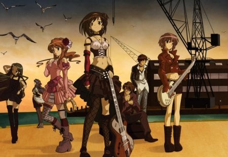 Suzumiya Haruhi - band, music, cant think of a courth, suzumiya haruhi