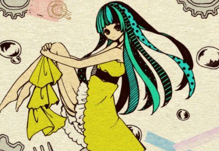 Mermaid - song, miku, crown, vocaloid