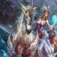 Sorceress On Horseback