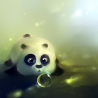 Panda Loves Bubbles