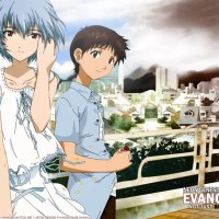 Rei with Shinji