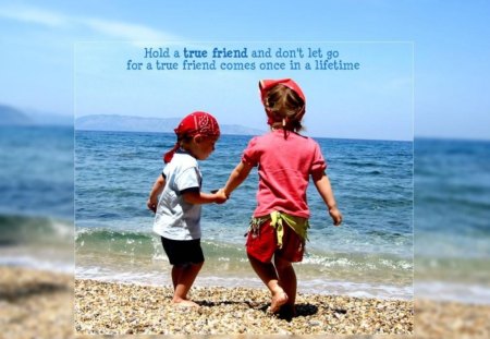 never let go! - nice, best friends, true, great, babies, kids, lovely, precious, friendship, friends, valued, cute