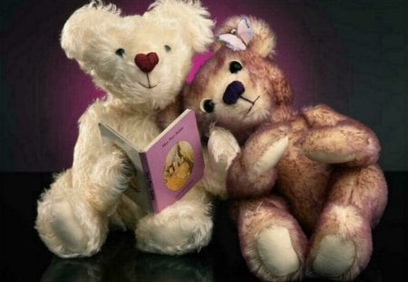 the end... - love, teddy bears, friends, care, lovely, cute, loving