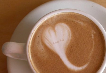 heart coffee swirl! - care, heart, cappochino, coffee, beauty, swirl, love, sweet