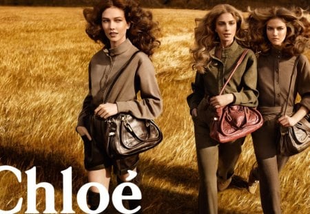 Chloe F/W 09.10 02 - chloe, sigrid agren, kasia struss, fashion, mikael jansson, karlie kloss, ad campaign