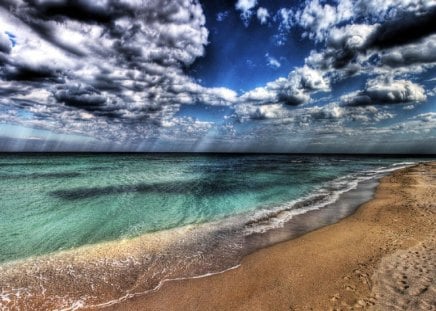 	Vama Veche  Romania - sand, sky, clouds, romania, sea, veche, vam, turqouise