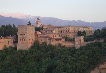 The Alhambra, Spain - spain, christian, carlos v, andalucia, muslim, arabic, fortress, la alhambra, architecture, granada