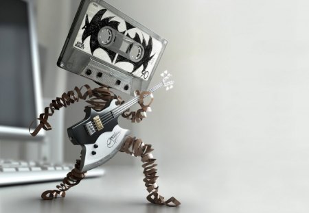 Break Dance - cassette, dance, guitar