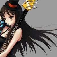 akiyama with her guitar