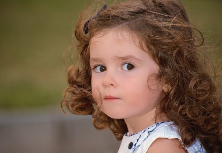 Child - small, girl, child, hair