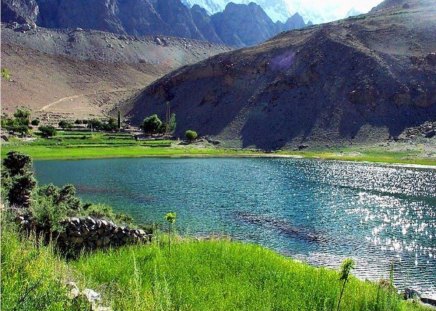 bureth-Lake - nature, virw, lake, pakistan