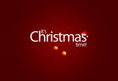 Christmas Time - christmas, red, time, happy