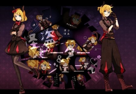 Phantom Thieves Peter and Jenny - len, kagamine, rin, vocaloid