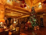 Lodge At Christmas Time