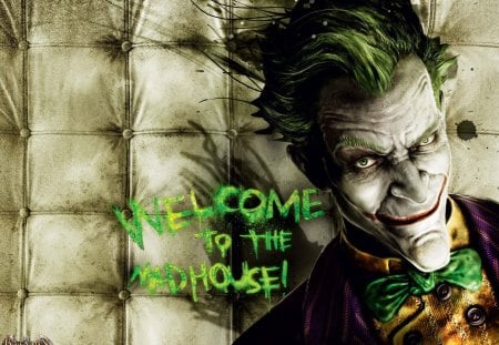 Arkham City, Welcome to the Mad House - welcome to the mad house, batman, joker, video game, arkham city