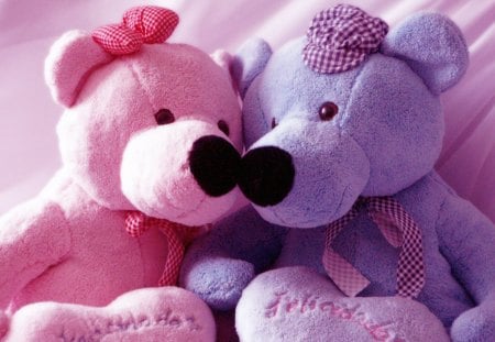 Cute toys - toy, purple, pink, cute