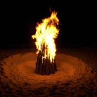 Beach Party Bonfire