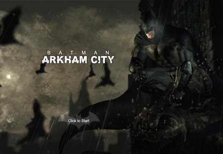 arkham city - bat, awesome, batman, arkham asylum, 3d, dark knight, arkham city