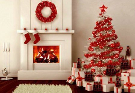 â™¥ Christmas Tree â™¥ - house, architecure, christmas tree, interior