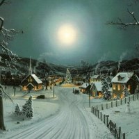Christmas dream village