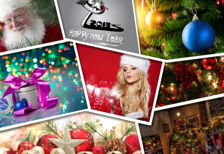 Christmas Collage - christmas, december, holiday, collage, 25