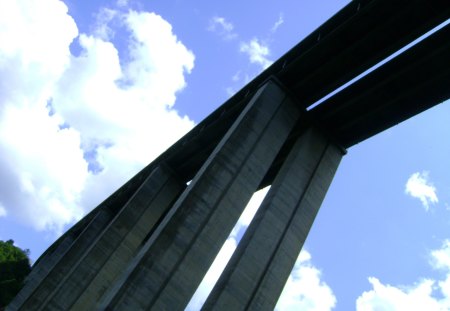 a bridge - big bridge, big, sky bridge, bridge