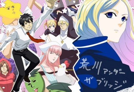 arakawa under th ebridge - anime, nino, kou ichinomiya, manga