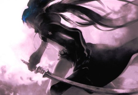 Black★Rock Shooter - sword, manga, anime, mato kuroi