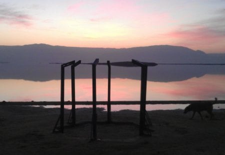 Sunrise At Dead Sea - sea, sunrise, photography, sky