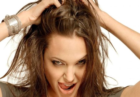 hair grips - grips, girl, model, hair