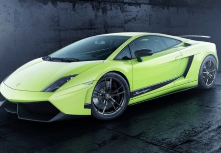 lamborghini gallardo - car, gallardo, lamborghini, green