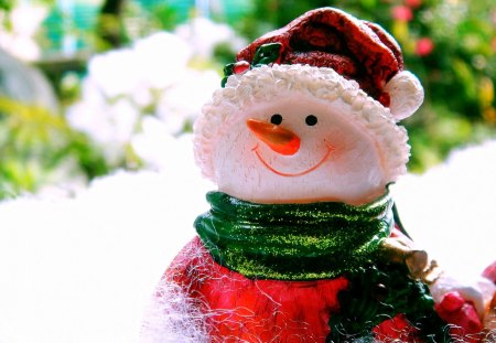 GRACEFUL SNOWMAN - snowman, winter, holidays, graceful