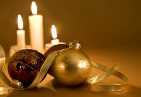 3.Advent - abstract, candles, advent, christmas ball