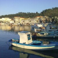 port in ayvalik,turkey