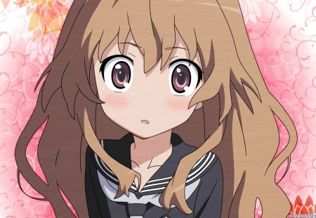 Toradora! - toradora, clock, light, minori, flowers, short, friends, abstract, small, love, bunny, manga, white, cute, sexy, fun, anime, taiga, school, long hair, dark, ami, yusaku, girl, ryuji, 2d, black, novel, smile, time, internet radio show, video games, school uniforms