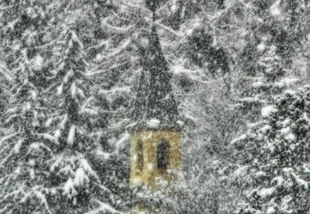 Winter church