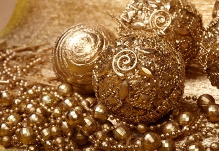 *** Gold Christmas *** - happy, happines, holidays, year, wishes, christmas, merry, new, hope