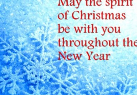 Christmas greeting 1 - christmas, snow flower, new year, flake, greeting