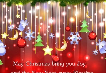 May christmas bring you joy - christmas, blessing, new year, wish, greeting, joy