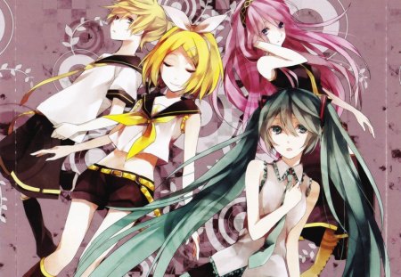 Trance - len, luka, rin, vocaloid, miku