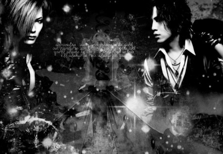 Do not be afraid to look at me - band, the gazette, ruki, uruha