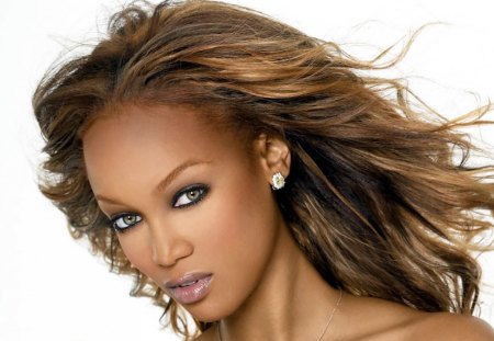 Tyra Banks - brunette, tyra, female, model