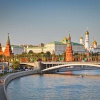 picturesque town in summer