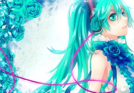 Hatsune Miku - girl, pretty, vocaloid, anime, cute