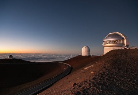 observatory - observatory, stars, planet, sky