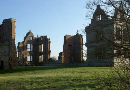 Moreton Corbet Castle, England - ancient, ruins, castles, medieval